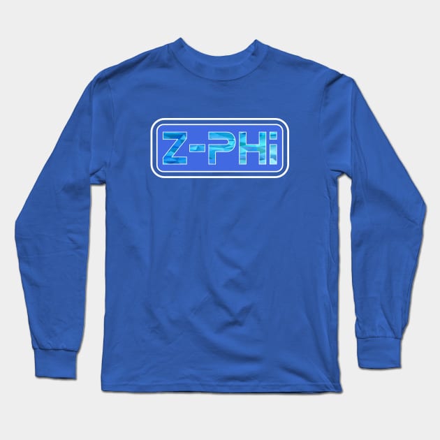 Zeta Phi Beta Z-Phi Badge Long Sleeve T-Shirt by DrJOriginals